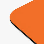 Orange C7 Front View Mouse Pad | Sports Car Desk Mat