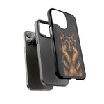 German Shepherd Geometric Art Tough Phone Case - Low Poly