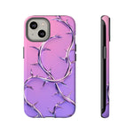 Chrome Thorn Vine Phone Case Vaporwave Tough Cover
