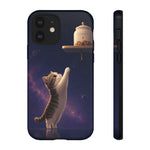Curious Munchkin Kitten Reaching Cookie Jar Phone Case | Tough Case