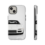 White NSX Phone Case, Retro 90s JDM Supercar Cover, Gift for Car Lovers