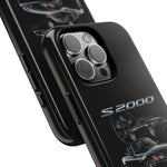 Black S2000 Roadster Collage JDM Tough Phone Case Cover Gift