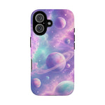 Pastel Galaxy Planet Vaporwave Art Tough Phone Case