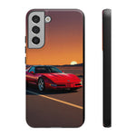 Red C4 ZR-1 King of the Hill Art Tough Phone Case