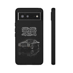 SS 454 Classic Muscle Car El Camino phone case | vintage Chevy reflection