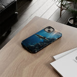 Cobia Reef Phone Case, Shaft of Light Ocean Fishing Tough Cover