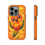Sun Conure Kawaii Citrus Art Tough Phone Case