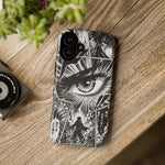 Manga Speed Lines Art Tough Phone Case