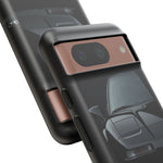 Black NSX Low-Key Minimal Tough Phone Case for 90s JDM Fans
