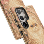 Persian Cat Floral Art Nouveau Tough Phone Case