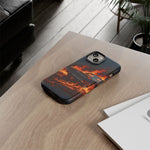 Black Charger Classic Muscle Flames Tough Phone Case Cover Gift