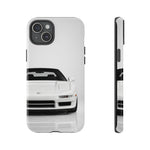White NSX Phone Case, Retro 90s JDM Supercar Cover, Gift for Car Lovers