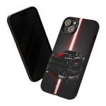 Camaro ZL1 Phone Case, Black Red Racing Stripe Studio Cover, Gift