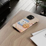 Milk Cookie Phone Case Cute Food Kawaii Tough Cover Gift Art