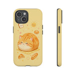 Orange Tabby Loaf Kawaii Chibi Pet Cat Art Tough Phone Case