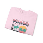Miami Drifting 240SX Crewneck Sweatshirt JDM Vaporwave Retro Car Art