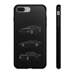 Black C5 Corvette Sports Car Phone Case Tough Multi View Print