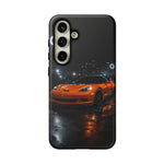 Orange C6 Neon Car Meet Tough Phone Case