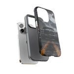 70 El Camino SS Phone Case, Black Classic Car Foggy Mountain Cover