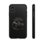 1978 Trans Am Phone Case Featuring Black Firebird Muscle Car Artwork