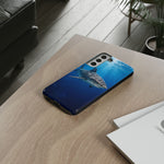 Tiger Shark Phone Case, Dappled Blue Water Tough Cover