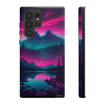 2 Rounds Canada Retina Artwork Vaporwave Phone Case – Landscape Aesthetic