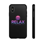Relax Vaporwave Sunset Tough Phone Case Cover Gift Art