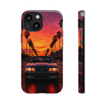 Fox Body Mustang Sunset Tough Phone Case - Palm Boulevard Poster