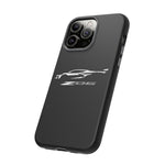 White C8 Z06 Phone Case for Chevy Fans, Tough Protective Cover