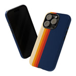 Retro Rainbow Stripe Phone Case | Tough Phone Case
