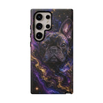 French Bulldog Galaxy Marble Art Tough Phone Case