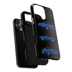 Blue MX-5 Roadster Phone Case Tough JDM Convertible Multi View Print