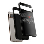 Black C6 Phone Case American Sports Car Tough Cover Gift