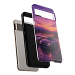 Sunset Skyline R34 Car Phone Case | Tough Phone Case