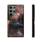 Cherry Blossom Street Scene R34 Skyline GTR Tough Case | Car Photo Cover