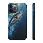 Yellowfin Tuna Phone Case, Deep Sea Fishing Tough Cover for Men