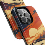Retro Sunset Countach phone case | Sports car tough cover