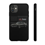 Z28 Camaro Phone Case Classic Muscle Car Patriotic Tough Cover Gift Art