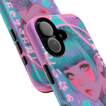 Neon Cyber Geisha phone case | Tough Case
