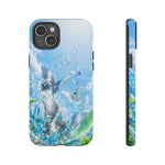 Copy of Silver Butterflies Tough Case | Blue Sky Water Droplets Phone Cover