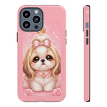 Shih Tzu Princess Kawaii Chibi Puppy Pet Dog Art Tough Phone Case