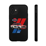 VintageDatsun 510 Racing Stripe JDM Tough Phone Case Cover Gift