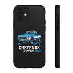 Chevy K10 Cheyenne Super Blue Classic Truck Tough Phone Case