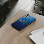 Yellowfin Tuna Phone Case, Deep Blue Water Tough Cover, Gift