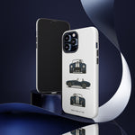 1966 Cobra Blue White Stripe Roadster Tough Phone Case Cover