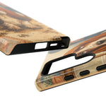 Guilty Basset Hound Phone Case, Muddy Watercolor Art Cover