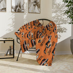 1970 Cuda 340 Orange Microfiber Throw Blanket Muscle Car Gift