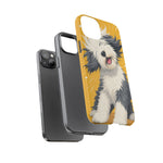 Sheepdog Hair Flip Phone Case Funny Dog Lover Gift