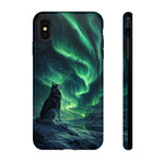 Husky Dog Aurora Watch Tough Phone Case