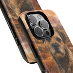 Border Terrier Earthy Watercolor Art Tough Phone Case